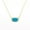 Gold Aqua, variant on Tortoise Leopard Mini Hexagon Choker Necklace for Women Short Chokers Accessorie
