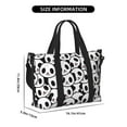 thumbnail image 2 of Honeii Cute Panda Print Hand Travel Bag,Travel Duffle Bag, Waterproof Weekender Bag,Carry On Tote Bags,Weekender Tote Bag,for Weekend and Business Travel, 2 of 7