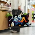 thumbnail image 6 of Ghost Large Capacity Reusable Foldable Oxford Cloth Grocery Baskets - Multipurpose Storage Basket and Decorative Box, 6 of 7