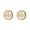 Gold, variant on Sterling Silver Smiley Face Earring