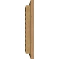 thumbnail image 4 of 14"W x 16"H Rectangle Gable Vent (19"W x 21"H Frame Size): Unfinished, Functional, Smooth Western Red Cedar Gable Vent w/ Brick Mould Face Frame, 4 of 6