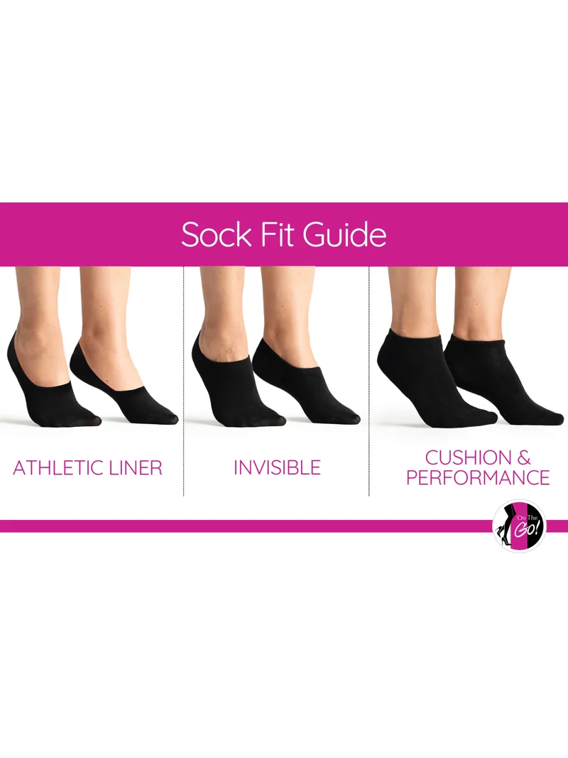 Lot De 4 Paires De Chaussettes Basses Fille – Rose Et Noir – Pointure 2-9.5
