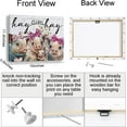 thumbnail image 2 of WFSposter Vintage Pig Gifts Farm Animals Flowers Pig Decor Canvas Wall Art Wall Decor Country Posters Art Prints Artwork Pictures for Farmhouse Home Bedroom Girls Room Living Room Decor Hay Girl Hay, 2 of 6
