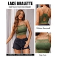 thumbnail image 2 of Avidlove Lace Bralette for Women Sexy Camisoles Crop Tops Bras High Neck Racerback Double-Layered Lingerie S-XXXL, 2 of 6