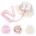 thumbnail image 2 of 1 Set Rabbit Clothes Small Animals Harness Bunny Costume leash Bunny Clothes and Leash, 2 of 8