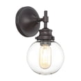 thumbnail image 4 of Trade Winds Chatham Glass Globe Wall Sconce in Oil Rubbed Bronze, 4 of 5