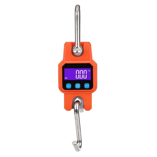 Balance Grue 300kg/50g Rechargeable Numérique Crochet Électronique Poids en Acier Inoxydable Robuste, Facile à Installer