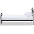 thumbnail image 3 of Baxton Studio Mandy Twin Metal Spindle Bed in Black, 3 of 7