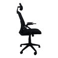 thumbnail image 4 of Silla de Oficina Gerencial con respaldo ergonómico, cabecera Negra, 4 of 8