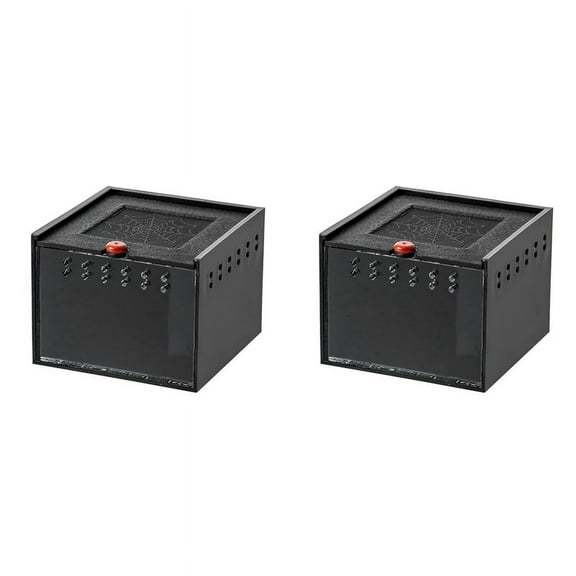 2X Spider Enclosure Small Insect Breeding Box Prevent Escape Reptile Terrarium Insect Feeding Cage B