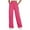 Rose red, variant on Posijego Wide Leg Sweatpants for Women Open Bottom Joggers Elastic Waist Baggy Casual Lounge Pants