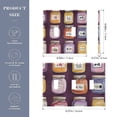 thumbnail image 2 of Yayeee Toggle Light Switch Wall Plate 2-Gang 4.56"x4.48" Decorative Outlet Cover, Purple Jam, 2 of 7