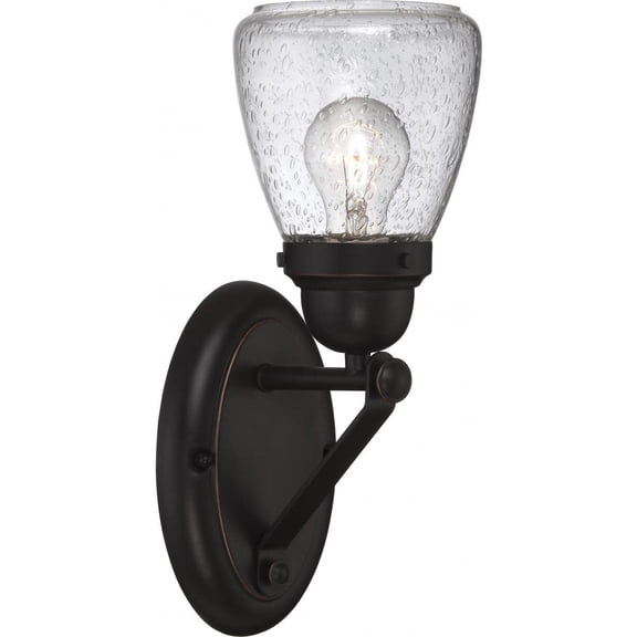 Nuvo 60-5541 - Laurel - 1 Light Vanity Fixture w/ Clear Seeded Glass