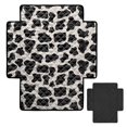 thumbnail image 2 of ZIATUBLES Black White Cow Print Recliner Chair Cover, Quilted Polyester Anti-Slip Furniture Protector, Washable Pets Friendly Recliner Couch Slipcover for Living Room, 2 of 8