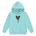 thumbnail image 5 of WOYY Sweatsuit for Girls Heart Print Hoodie Sweatshirt Joggers Outfits Kids Clothing Sets, Sizes 2-13, 5 of 5