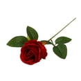 thumbnail image 2 of Flores artificiales, de imitación, tela de seda, rosa falsa, rosa de imitación para fotografía, fiestas, decoración de bodas, cumpleaños , Rojo, 2 of 8
