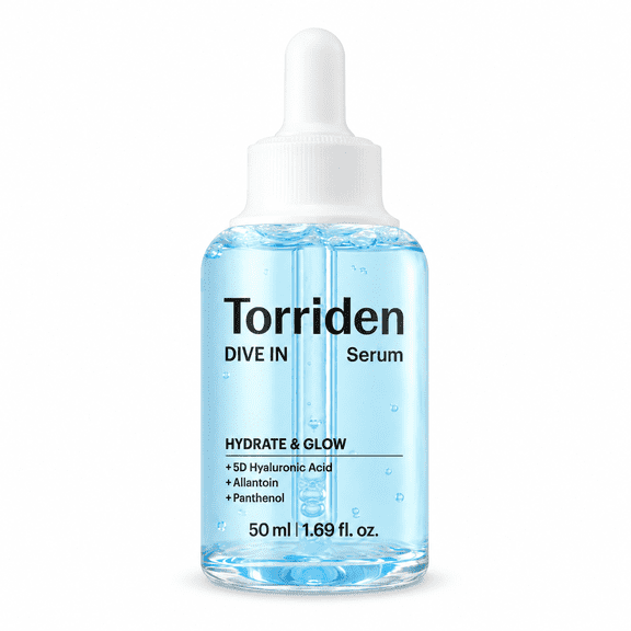 Torriden DIVE-IN Hyaluronic Acid Hydrating Serum, Renewed Packaging, 50 ml (1.69 fl oz)