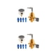 thumbnail image 4 of Regulador de presión de combustible ajustable Riwesomey universal de aleación color oro 2piezas, 4 of 6