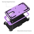 thumbnail image 6 of LG K20 Plus Case, LG K20 V Case, LG LV5 Case, LG K10 2017 Case, LG Harmony Case, Mignova Heavy Duty Armor Case With Screen Protector + Kickstand Belt Swivel Clip Holster Cover-Purple, 6 of 8
