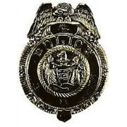 Deluxe Metallic Gold Police Officer Cop Badge Costume Accessory PLASTIC