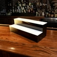 thumbnail image 6 of BarConic® LED Liquor Bottle Display Shelf, 2 Tier (Step), Black, Multi-Colored Lights, 36" Length, 6 of 8