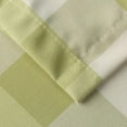 thumbnail image 5 of Buffalo Check Green and White Gingham Plaid Valances for Windows of Kitchen Modern Style Linen Textured 18 Inch Long Rod Pocket Valance for Small Windows, One Panel, 5 of 6