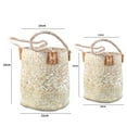 thumbnail image 2 of Soimiss Round Storage Baskets Seagrass 1Pack Outdoor Use, 2 of 8