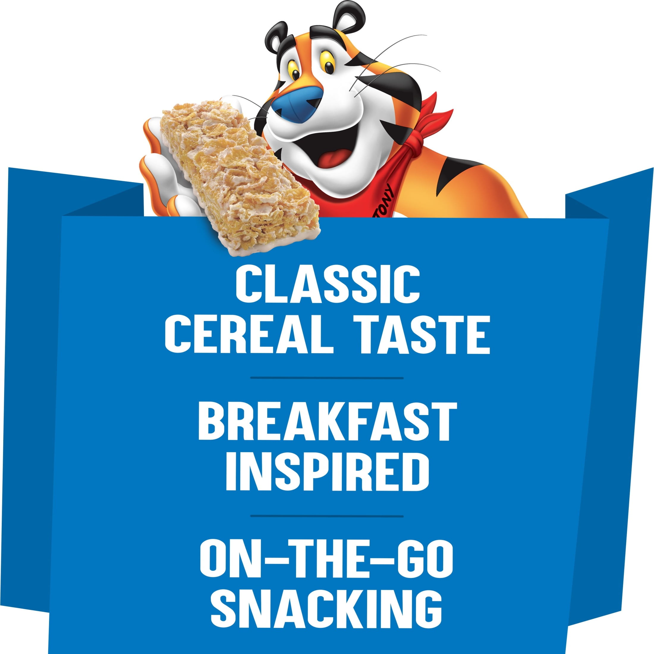 Kellogg's Frosted Flakes Original Chewy Breakfast Cereal Bars, Kids Breakfast Bars, 14.6 oz, 18 Count