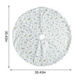 thumbnail image 3 of Zatoumnr Christmas Tree Skirt with Sequin, 90cm Base Cover Mat for Holiday Ornaments and Home Party Decor Christmas Holiday Gifts Decorations Party Holiday Supplies, 3 of 7