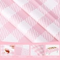 thumbnail image 3 of Mantel NatNarr rosa a cuadros vichy, paquete de 6 unidades, 137 x 274 cm, PEVA, 3 of 7