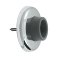 thumbnail image 1 of 2.5 in. Diameter Wall Mount Concave Flush Bumper, Bright Chrome - Steel, 1 of 1