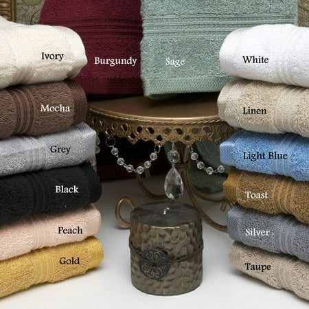 Simple Luxury Superior Cotton 6 Piece Towel Set