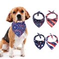 thumbnail image 2 of Saliva Towel Pet Supplies American Flag Decoration Supplies Triangle Towel Dog Scarf Pet Neckerchief Scarf Washable Bibs, 2 of 4
