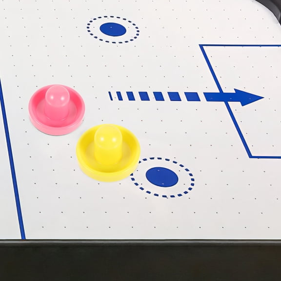 MEIBUTYUP Table Hockey Pushers Set with Ice Hockey Pucks, Game Table Accessories for Family Fun and Kids Play