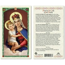 Novena to Our Lady of Good Remedy Laminated Prayer Cards - Pack of 25- English