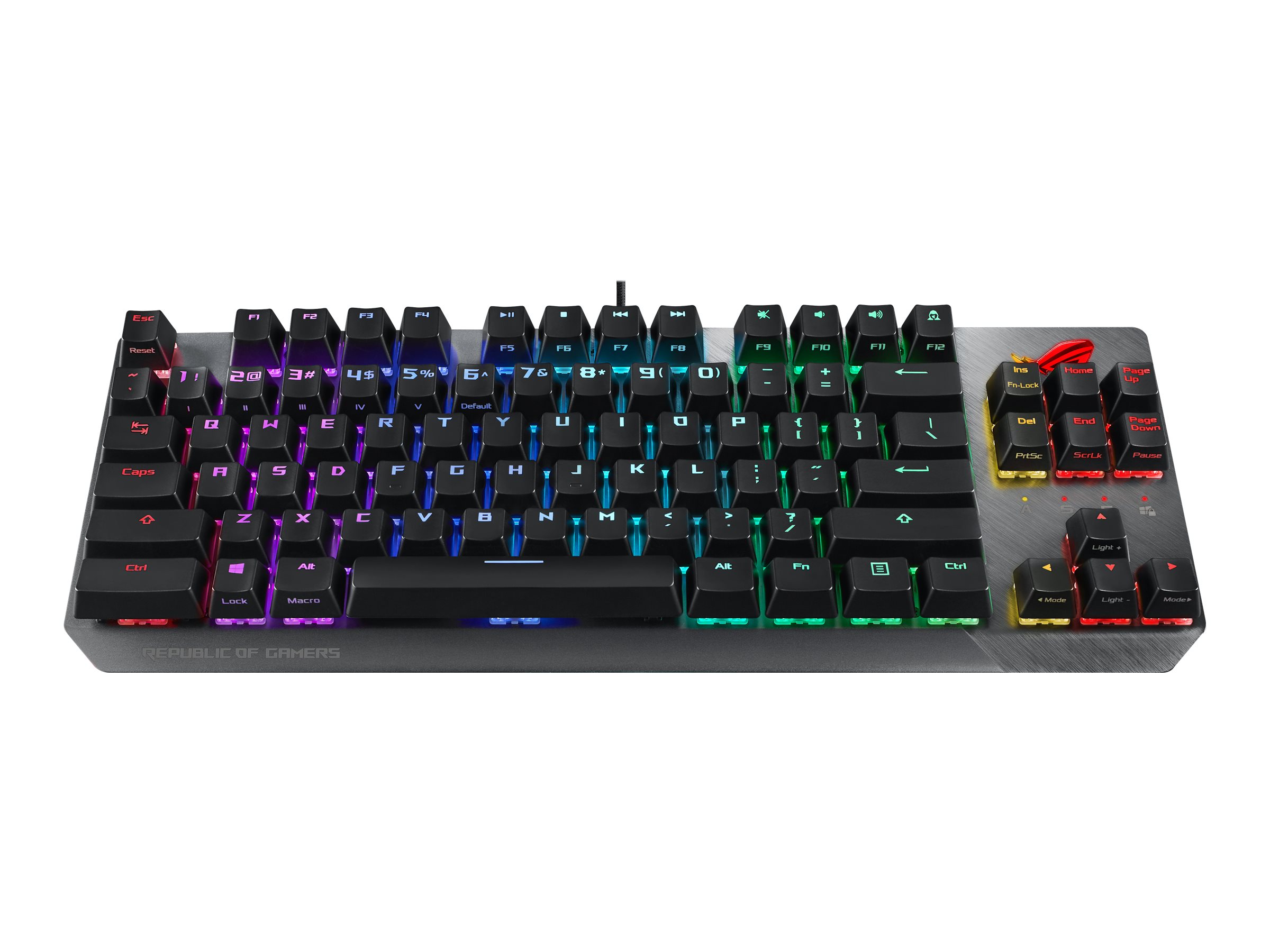 ASUS Wired Mechanical Rgb Gaming Kb Cherry Mx Red Gaming Keyboard, (6KP341) -