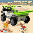 thumbnail image 1 of OUYAWEI 12V Ride on Dump Truck, Ride on Car with Electric Dump Bed, Remote Control and Extra Shovel,Construction Vehicle with USB, MP3, Music Player, Battery Indicator,White and Green, 1 of 8