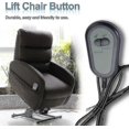 thumbnail image 2 of Electric Recliner Remote Control Abs 2 Buttons Manual Control For Recliner Chair Sofa Electric Lift Chair Bed Relaxation Massage Table Wuqx, 2 of 5