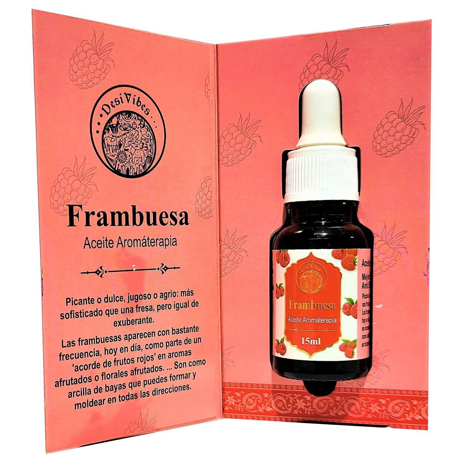 Aceite Aromaterapia Frambuesa - Desi Vibes