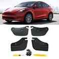 thumbnail image 4 of Mudguards, Fit for 2021 - 2025 Vehicles, 4pcs/set, Black TPE, Easy Installation & High Quality, 4 of 8