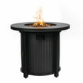 thumbnail image 6 of Kadyn 30" Garden Fire Pit with 50000 BTU, Outdoor Fire Pit for Outdoor, Living Room, Garden, Backyard, Black, 6 of 7