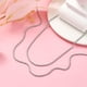 thumbnail image 4 of 2 piezas de cadena de cuerda de acero inoxidable trenzada, collar minimalista, joyería de moda con cierres de langosta para hombres y mujeres, regalo de cumpleaños y boda moderno., 4 of 4