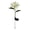 White#1535, variant on Solar Epiphyllum Lamp Outdoor Courtyard Decoration LED Floor Stake Lights Waterproof Landscape Lighting for Walkway Yard and Flower Bed Decoration