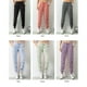thumbnail image 1 of TFixol Pantalones deportivos para mujer con bolsillos laterales con cordón Pantalones Joggers Yoga, 1 of 8