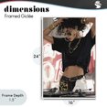 thumbnail image 4 of Stupell Industries Contemporary Trendy Female DJ Musician White Framed Giclee Art, 16 x 24, by Franklyn Gregory, 4 of 8