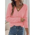 thumbnail image 3 of PRETTYGARDEN Women's Cozy Cardigan Sweater with Button V Neck Long Sleeve Tops Open Front for Fall Clothes Knit Winter Clothing Solid Business Casual & Vacation Outfits, 3 of 8