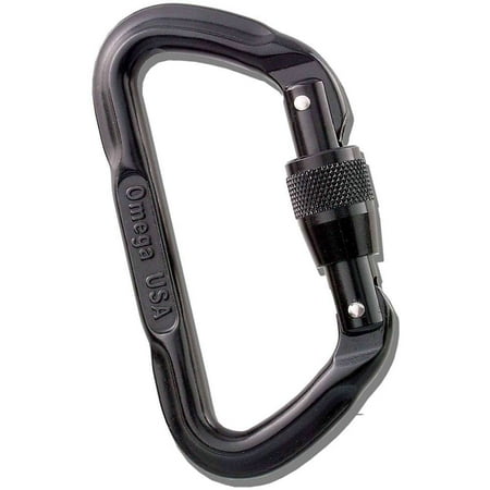 Maxpedition Grimloc Carabiner - Omega Pacific Lite D Screw-Lock Carabiner