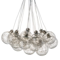 A&B Home Drop Globes Chandelier - 18" x 21.5" x 41"