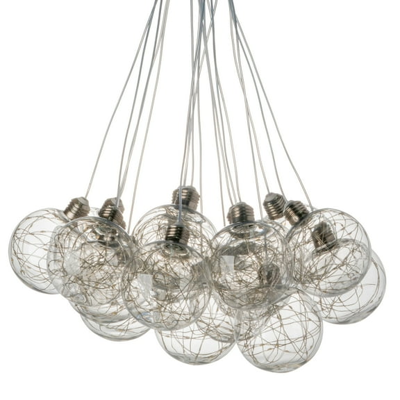 A&B Home Drop Globes Chandelier - 18" x 21.5" x 41"