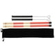 thumbnail image 2 of Juego de cepillos para baquetas, alambre de Metal retráctil de Jazz, varilla de 19 haces, bolsa de felpa, accesorios de percusión (cepillo negro), 2 of 8